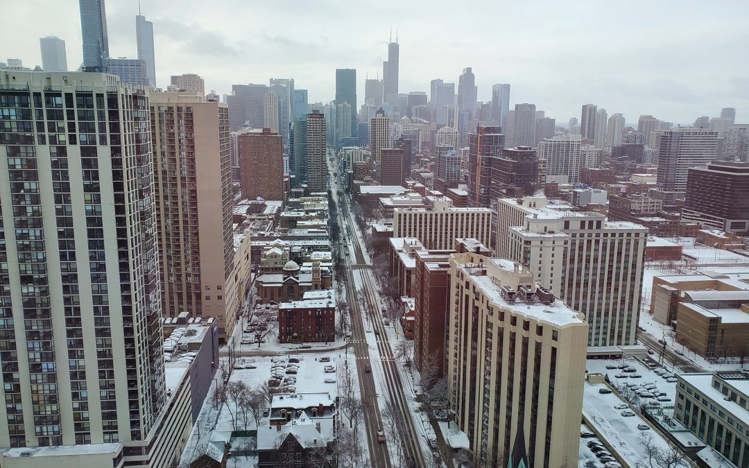 Chicago After A Little Snow