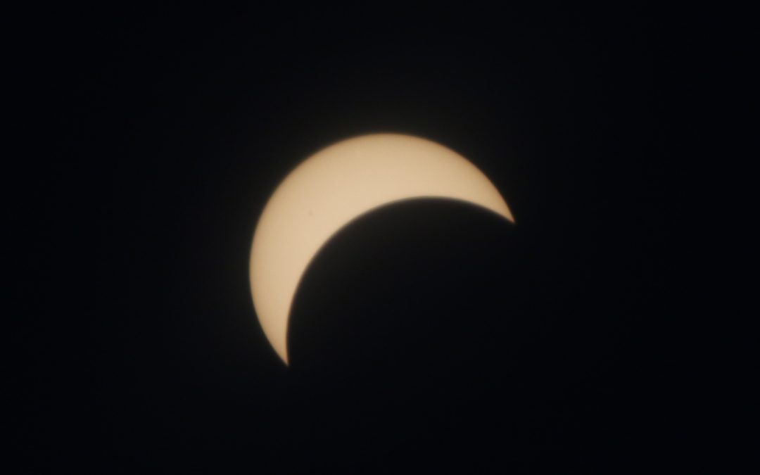 A Picture of the Partial Eclipse